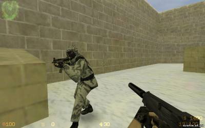 Модель террориста Arctic в капюшоне для cs 1.6
