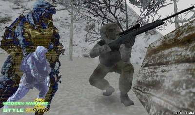 Модель террориста Avalanche Arctic Corps Hooded Unit для cs 1.6