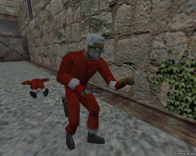 Модель террориста Bad Santa Leet для cs 1.6