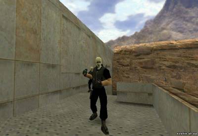 Модель террориста Black And White Terror для cs 1.6