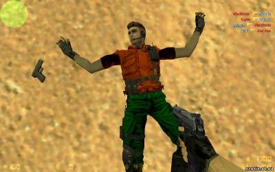 Модель террориста Брэд(Resident Evil) для cs 1.6