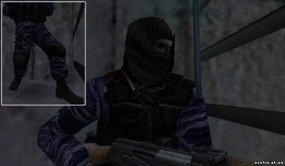 Модель террориста COD4 Style Terror для cs 1.6