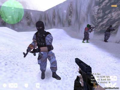Модель террориста Blue desert terrorist для cs 1.6