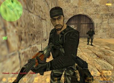 Модель террориста Black Ops Guerilla для cs 1.6