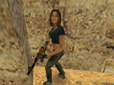 Модель террориста Female Terror для cs 1.6