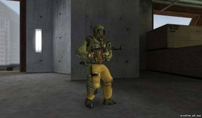 Модель террориста Flamethrower Leet для cs 1.6