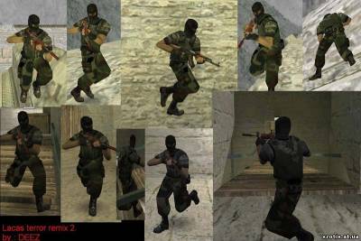 Модель террориста Lacas Terror Remix для cs 1.6