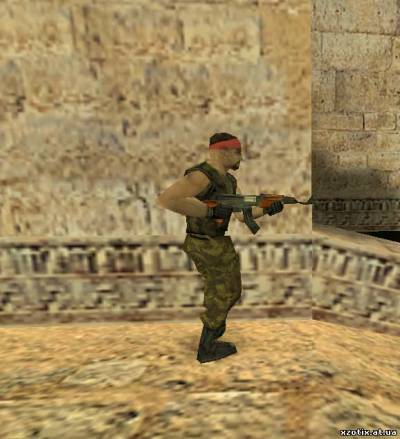 Модель террориста Guerrilla Replacement для cs 1.6