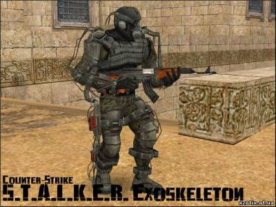 Модель террориста Экзоскелет  для cs 1.6