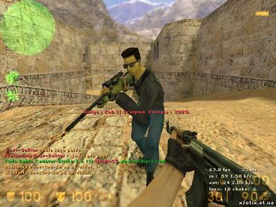 Модель террориста leet Black Style для cs 1.6