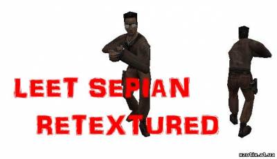 Модель террориста Leet - sepian retextured для cs 1.6