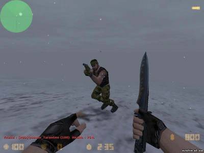 Модель террориста Green Camo Guerilla для cs 1.6