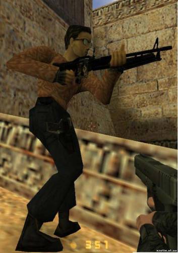 Модель террориста Leet in batik для cs 1.6