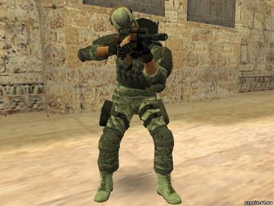 Модель террориста Наёмник особого назначения для cs 1.6