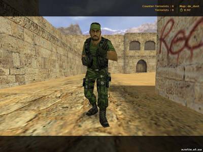 Модель террориста Red Pheonix Corruptors Guerilla для cs 1.6
