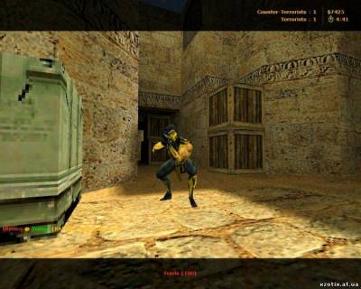 Модель террориста МК Скорпион для cs 1.6