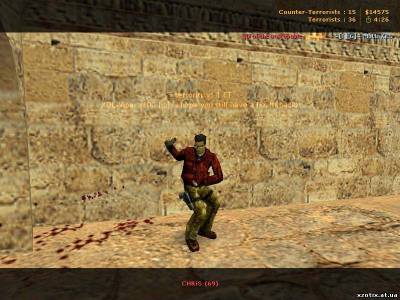 Модель террориста Red Alias Leet для cs 1.6