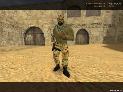 Модель террориста Middle-East Extremists Guerilla для cs 1.6