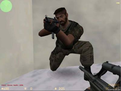Модель террориста Revolucion o muerte. Guerilla для cs 1.6