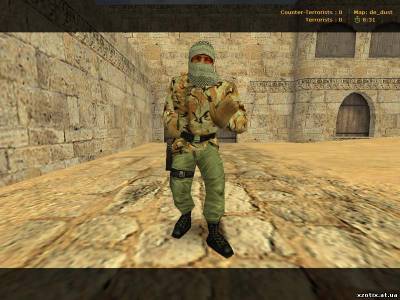 Модель террориста Middle-East Extremists Arctic для cs 1.6