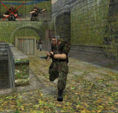 Модель террориста Russian Mercenary для cs 1.6