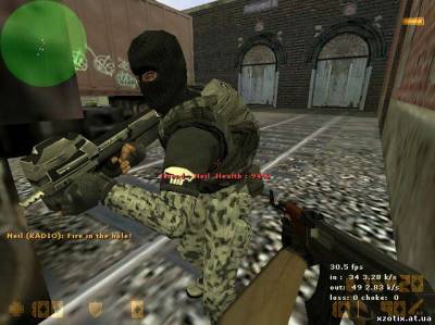 Модель террориста Skullsquad Assasin для cs 1.6