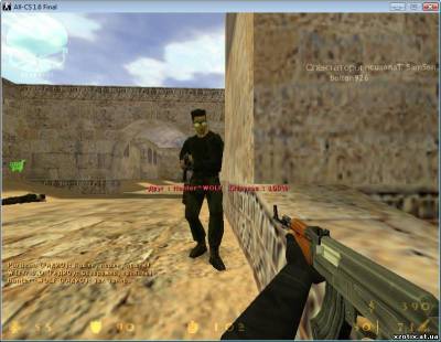Модель террориста Single gaming Leet Окровавленый для cs 1.6