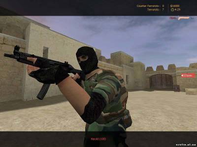 Модель террориста US Woodland Terror для cs 1.6