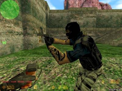 Модель террориста Terror Tatoo dragon для cs 1.6