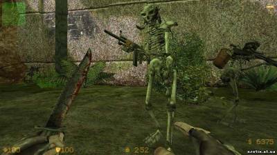 Модель террориста War Skeleton для cs 1.6
