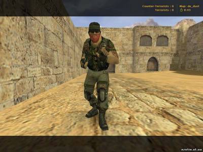 Модель террориста The killage people (Guerilla) для cs 1.6