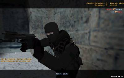 Модель CT террориста AntigasRegiment SAS Mask Off для cs 1.6
