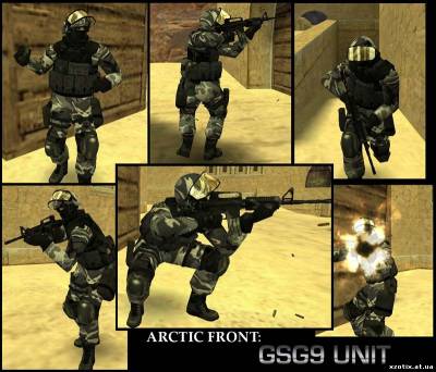 Модель CT террориста Arctic front для cs 1.6