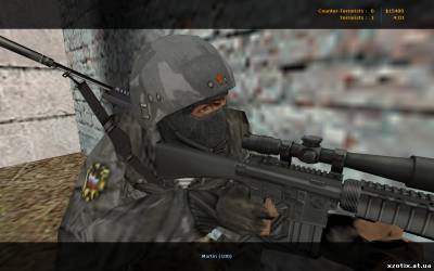 Модель CT террориста Боец российского спецназа из CS 1.6 CZ (gsg9) для cs 1.6