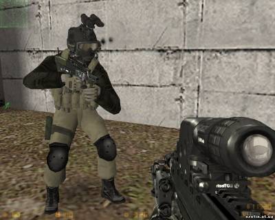 Модель CT террориста Боец спецназа пустыни для cs 1.6