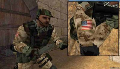 Модель CT террориста BF2 Морпех US для cs 1.6