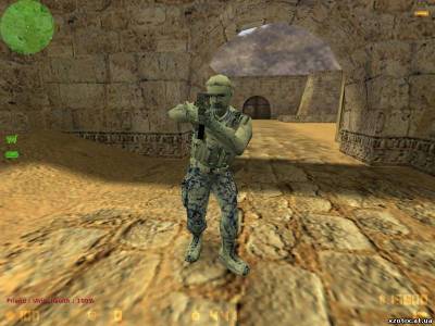 Модель террориста замороженой-Guerilla для cs 1.6
