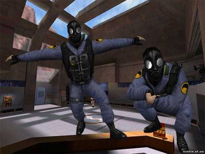 Модель CT террориста Black Mesa Security Force для cs 1.6