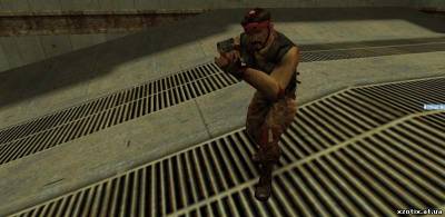 Модель террориста Zombie Guerilla для cs 1.6