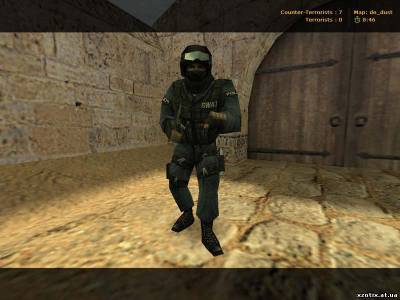 Модель CT террориста ATCUC S.W.A.T для cs 1.6