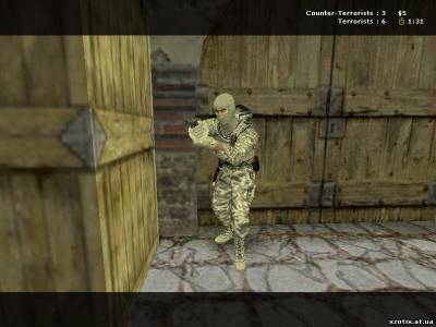 Модель террориста White winter camo для cs 1.6
