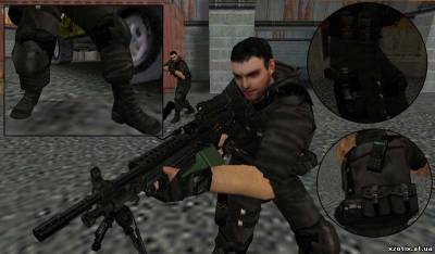 Модель CT террориста Final BOPE для cs 1.6