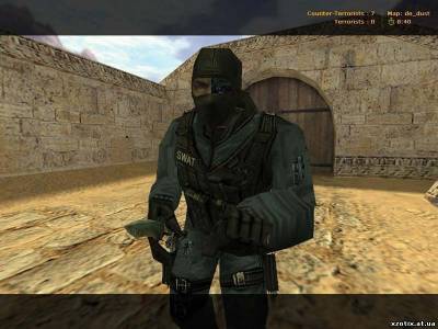 Модель CT террориста Cyborg Gign для cs 1.6