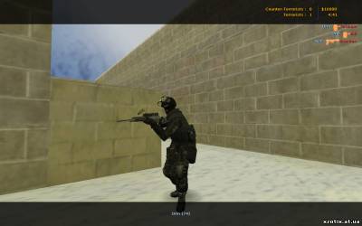 Модель CT террориста GSG9 Боец Кобра в открытом шлеме для cs 1.6