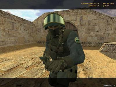 Модель CT террориста Groupe d'Intervention de la Ge для cs 1.6