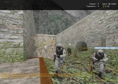 Модель CT террориста GSG9 Русский диверсант из CZ в белом камуфляже для cs 1.6