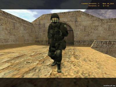 Модель CT террориста Groupe d'Intervention de la Gendarmerie National для cs 1.6