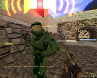 Модель CT террориста Halo GIGN для cs 1.6