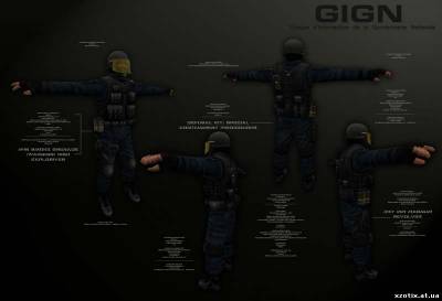 Модель CT террориста Elite Unit Remix для cs 1.6