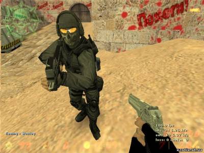 Модель CT террориста Ghost Urban Remix для cs 1.6